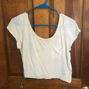 White Crop Top